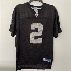 Oakland Raiders, Russell Black and Silver Boys Jersey.